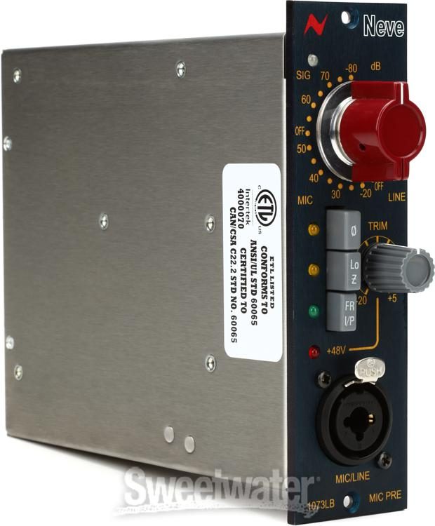 Neve 1073LB 500 Series Mono Microphone Preamp | Sweetwater