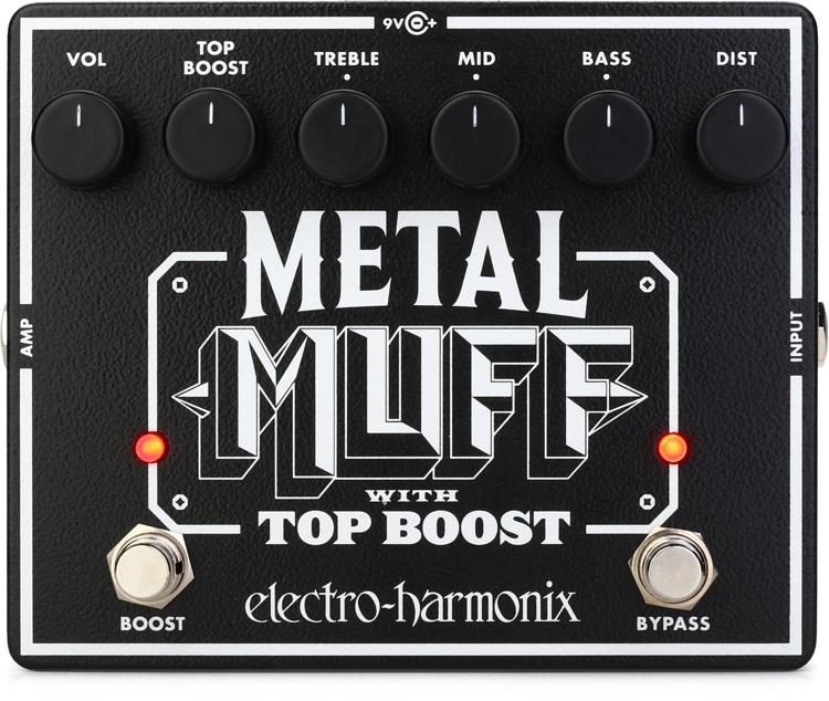 Electro-Harmonix Metal Muff with Top Boost Distortion Pedal