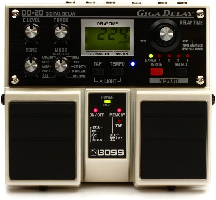 Boss DD-20 Giga Delay Digital Delay Pedal