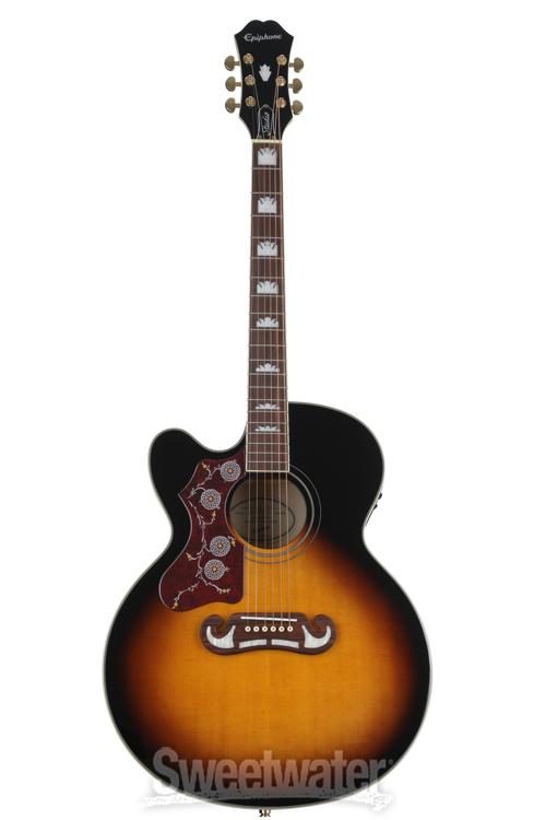 epiphone ej200sce left handed