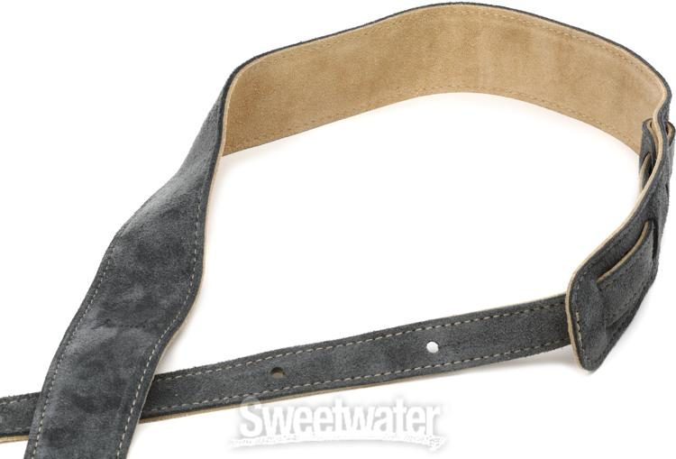 Fender Reversible Suede Guitar Strap - Gray/Tan | Sweetwater