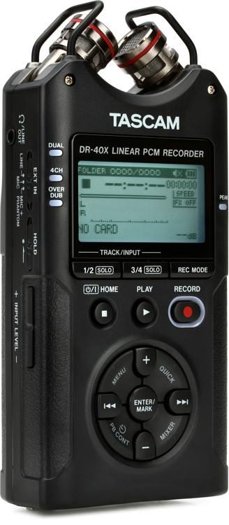 TASCAM DR-40X 4-channel Handheld Recorder