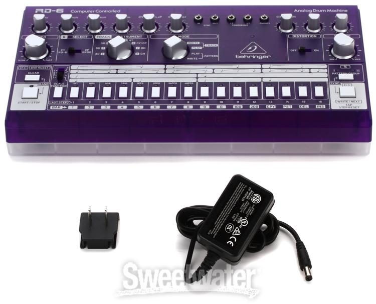Behringer RD-6-GP Analog Drum Machine - Purple Translucent 
