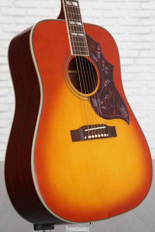 Epiphone Hummingbird Acoustic Guitar - Aged Cherry Sunburst Gloss