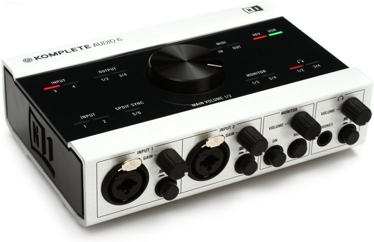 Native Instruments Komplete Audio 6 USB Audio Interface | Sweetwater