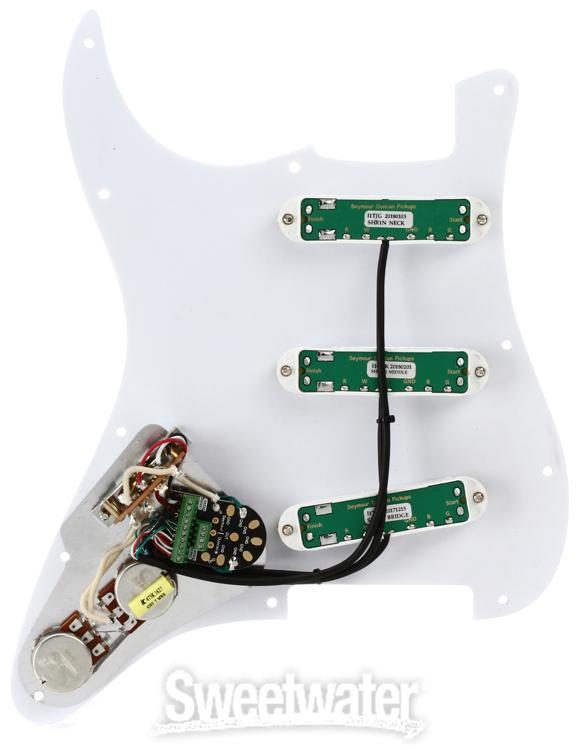 Seymour Duncan Triple Rails Fully Loaded Liberator Pickguard For Strat Sweetwater