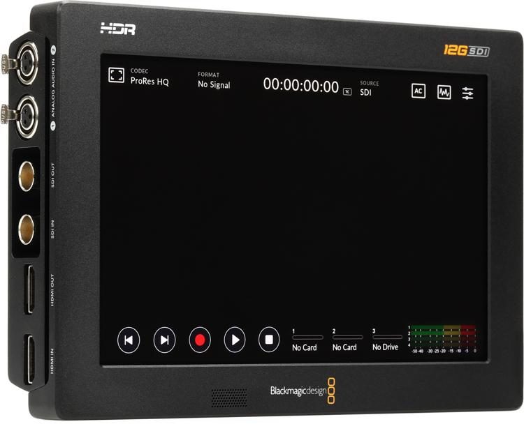 Blackmagic Design Video Assist 7-inch 12G HDR Portable Monitor, Recorder,  Scope, and Viewfinder