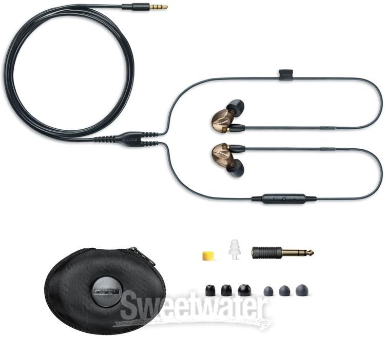 Shure SE535 Sound Isolating Earphones - Metallic Bronze | Sweetwater