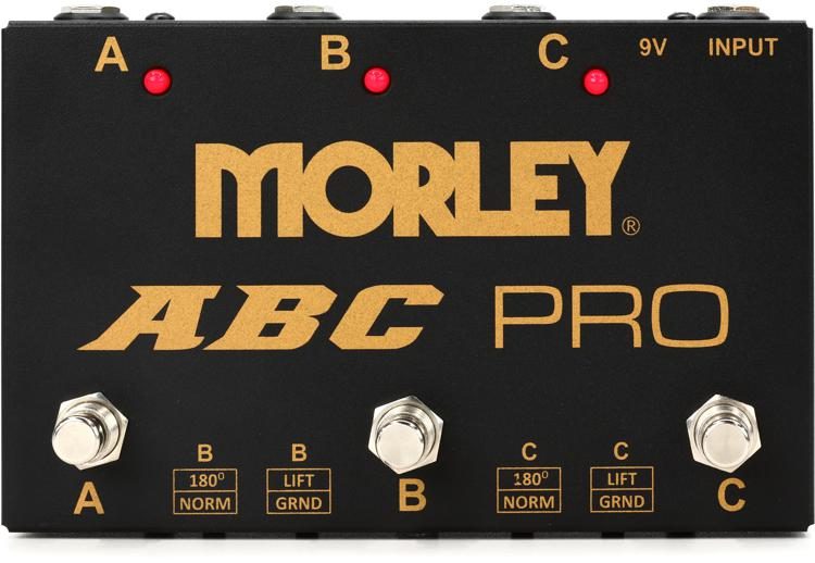 Morley ABC Pro 3-button Switcher/Combiner Pedal | Sweetwater