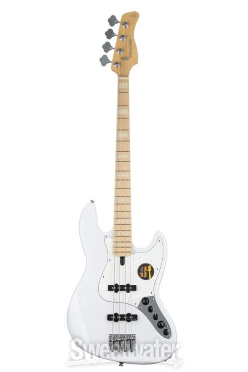 Sire Marcus Miller V7 Swamp Ash 4-string Bass Guitar - White