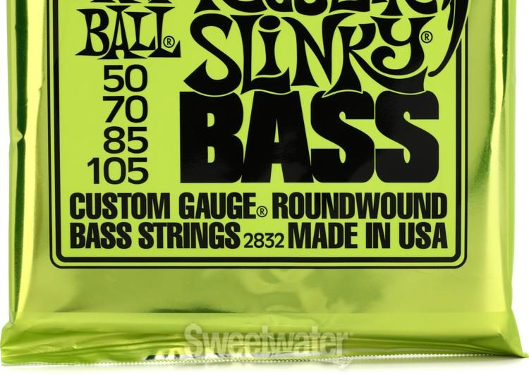 Ernie Ball Ernie Ball Regular Slinky Electric Bass Guitar Strings Gauge 50-105 PO2832 
