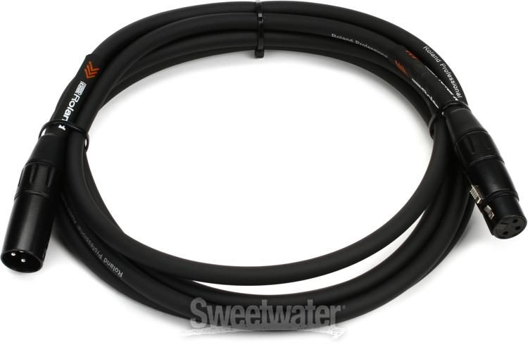 Roland RMC-B10 Black Series Microphone Cable - 10 foot | Sweetwater