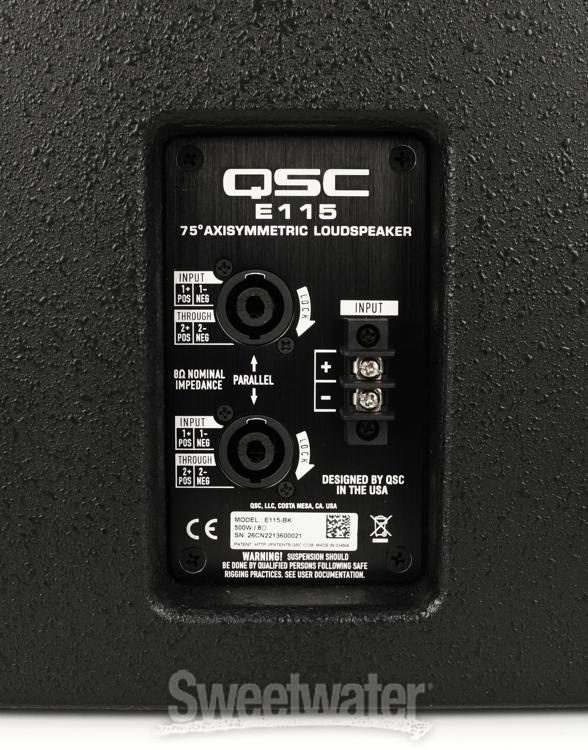 qsc unpowered speakers