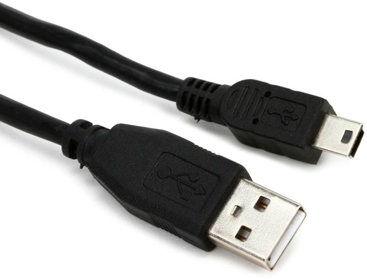 fumle Overvåge Opbevares i køleskab Hosa USB-206AM High-speed USB Type A to Mini-B Cable - 6 foot | Sweetwater