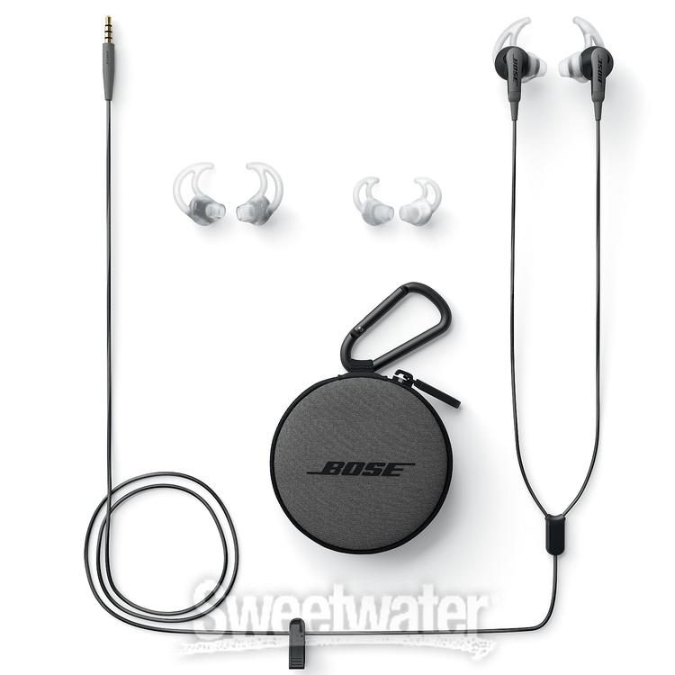Hurtig amerikansk dollar Fremskreden Bose SoundSport - In-ear Headphones, Audio Only, Charcoal | Sweetwater
