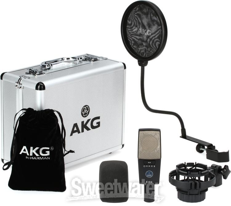 AKG C414 XLS Large-diaphragm Condenser Microphone | Sweetwater