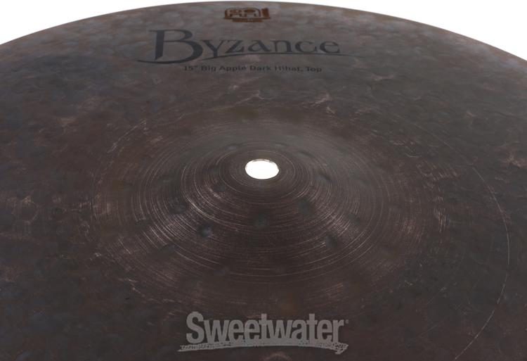 Meinl Cymbals 15 inch Byzance Big Apple Dark Hi-hat Cymbals