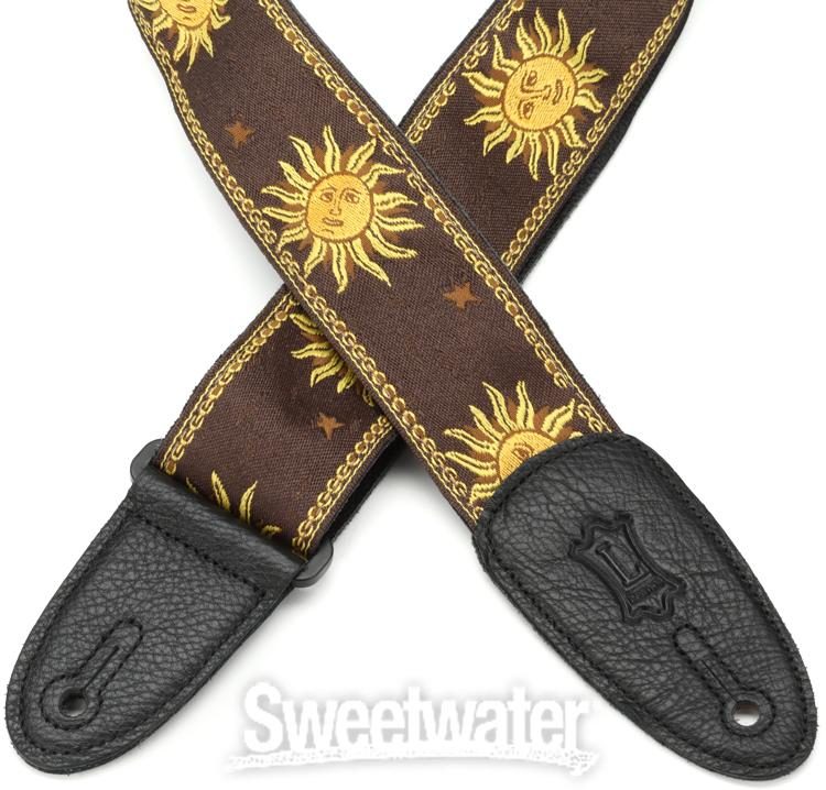 Levy's MPJG Jacquard Weave Guitar Strap - Brown | Sweetwater