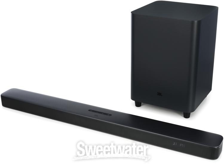 abstract combineren tafereel JBL Lifestyle Bar 5.1 Soundbar with Panoramic Surround Sound | Sweetwater