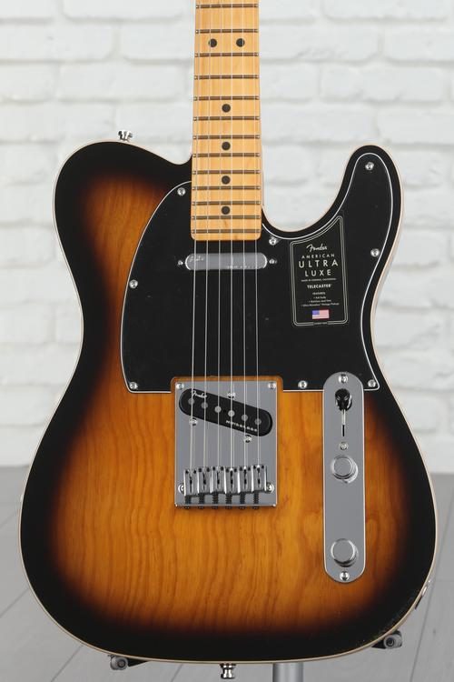 Fender American Ultra Luxe Telecaster - 2-color Sunburst with Maple  Fingerboard