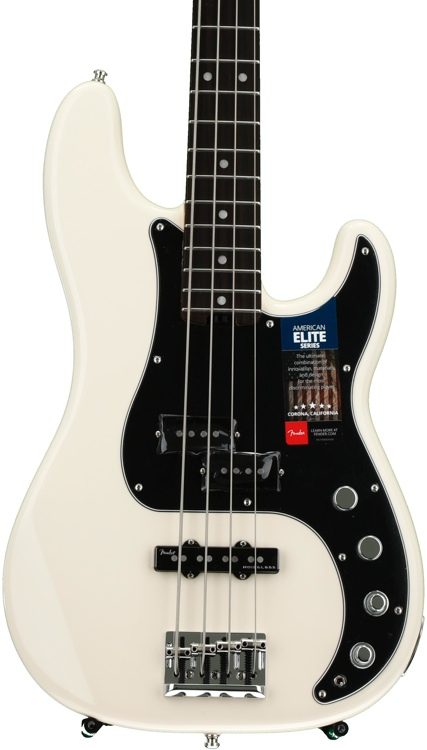 fender american elite precision bass olympic white