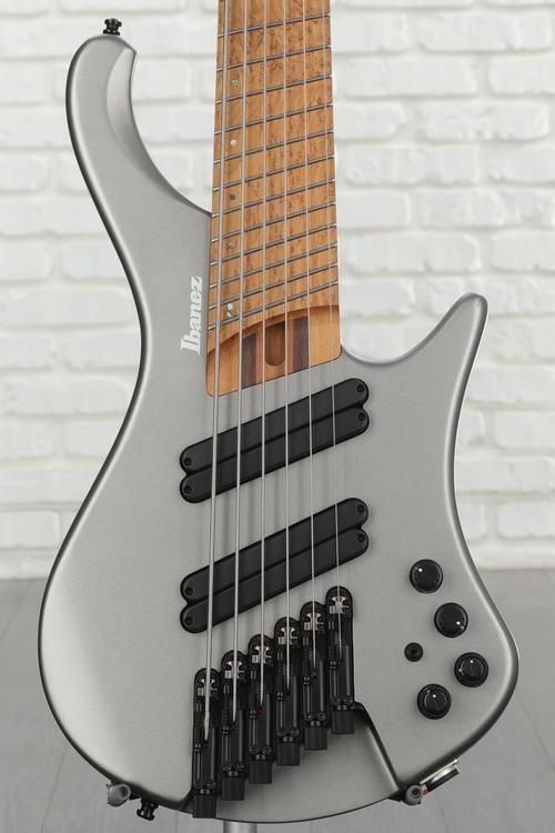 Ibanez Bass Workshop EHB1006MS 6-string Bass Guitar - Metallic Gray Matte