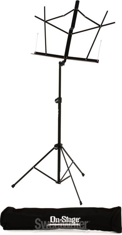 Cadence 980GR Folding Music Stand With Bag Lime Green 