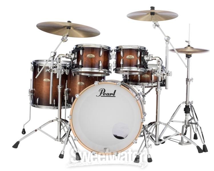 Pearl Session Studio Select STS925XSP/C 5-piece Shell Pack - Gloss Barnwood  Brown | Sweetwater