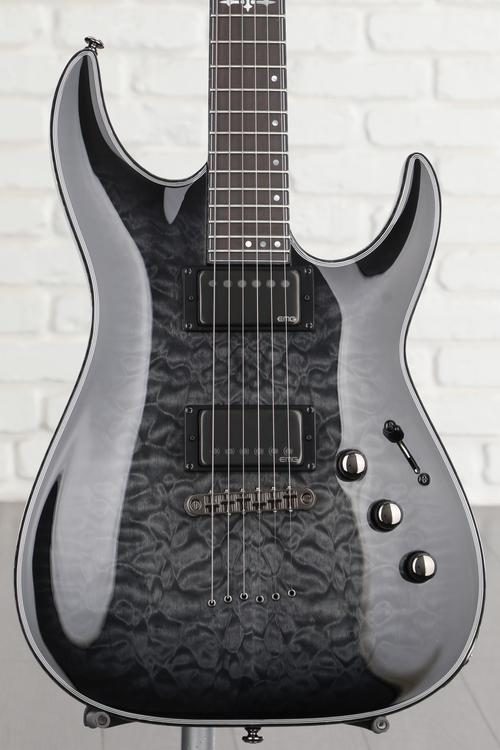 Schecter Hellraiser Hybrid C-1 - Trans Black Burst