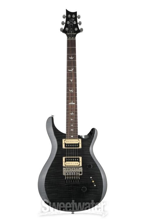 PRS SE Custom 24 Floyd Electric Guitar - Gray Black | Sweetwater