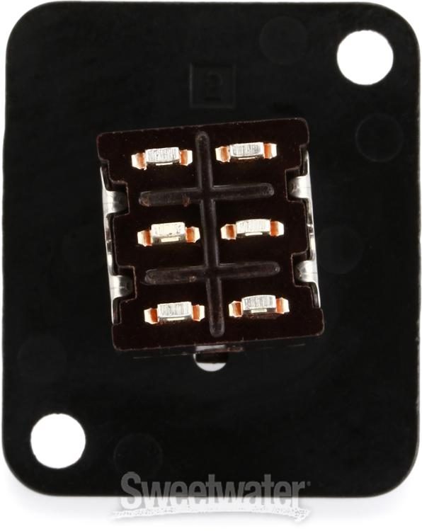 Switchcraft Ehtslbpkg Eh Series Toggle Switch Locking Dpdt Black Flange Sweetwater