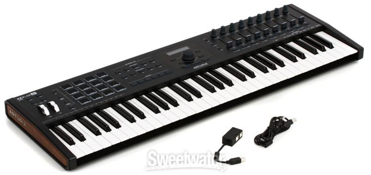 Arturia KeyLab 61 MkII 61-key Keyboard Controller - Black | Sweetwater