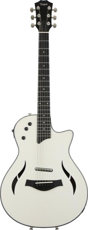 white taylor guitar