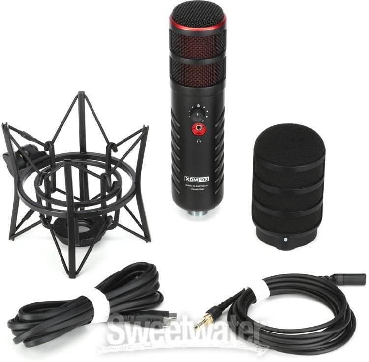 Blind Gehakt tafel Rode XDM-100 USB Dynamic Microphone | Sweetwater