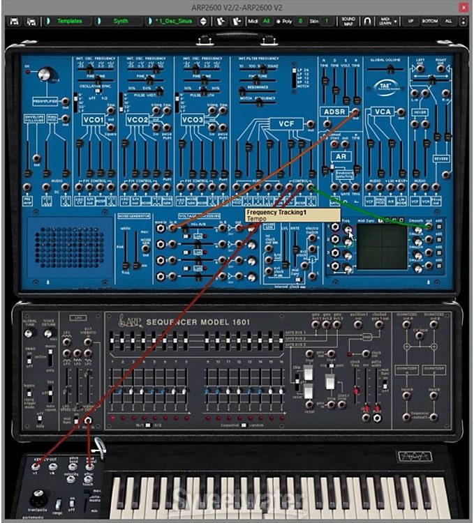 Arturia Arp2600 V Analog Synthesizer Software Instrument Sweetwater