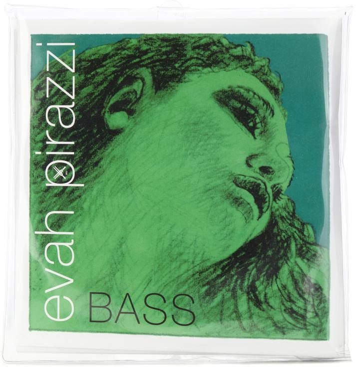 Pirastro Evah Pirazzi Double Bass String Set 3/4 Size, Weich Gauge