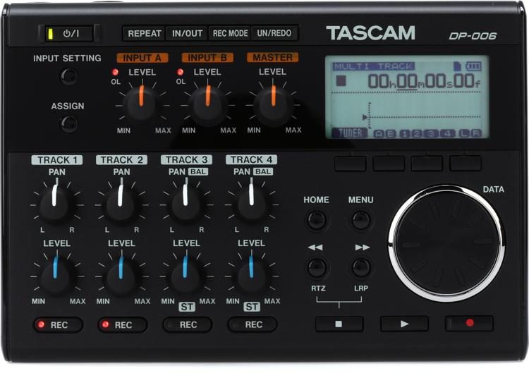 Tascam DP-006 Digital POCKETSTUDIO 6-TRACK Multi-TRACK Recorder & Scheda SD 