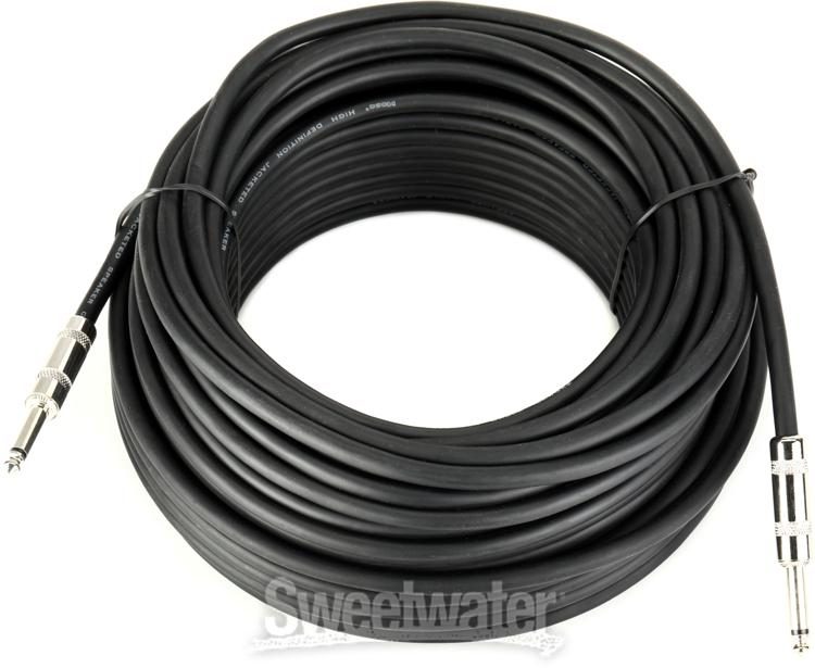 Hosa SKJ-6100 Speaker Cable - 1/4 inch TS to 1/4 inch TS - 100 