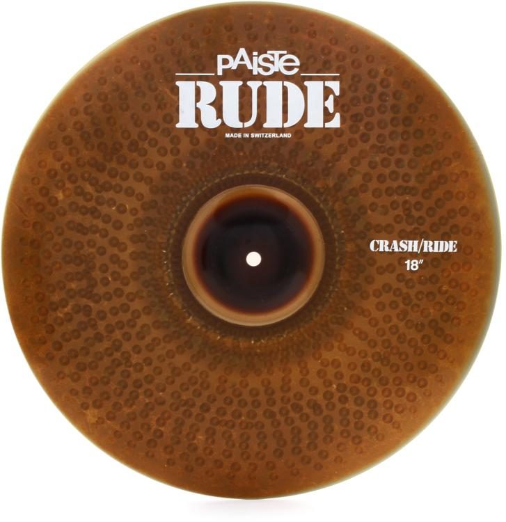 Paiste 18 inch RUDE Crash/Ride Cymbal | Sweetwater