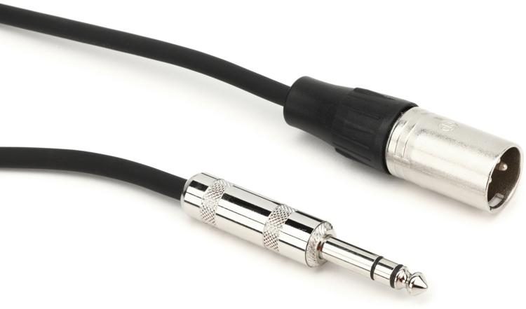 Pro Co BPBQXM20 Excellines Balanced Patch Cable TRS Male to XLR Male 20 foot Sweetwater