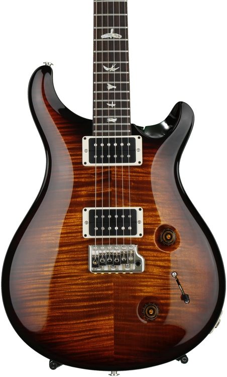 prs custom 22 black gold burst