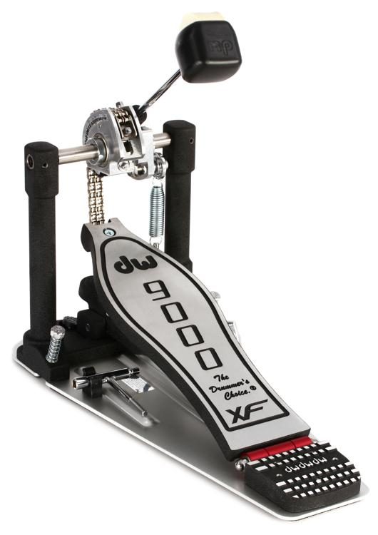 DW DWCP9000XF 9000 Series Single Bass Drum Pedal with Extended Footboard