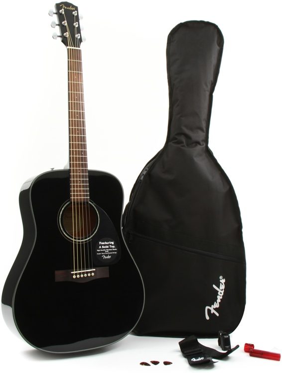 Fender DG-8S Acoustic Pack - Black
