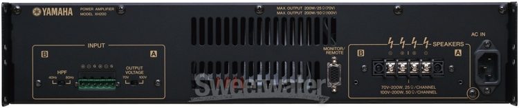 Yamaha XH200 Power Amplifier for Installed Systems | Sweetwater