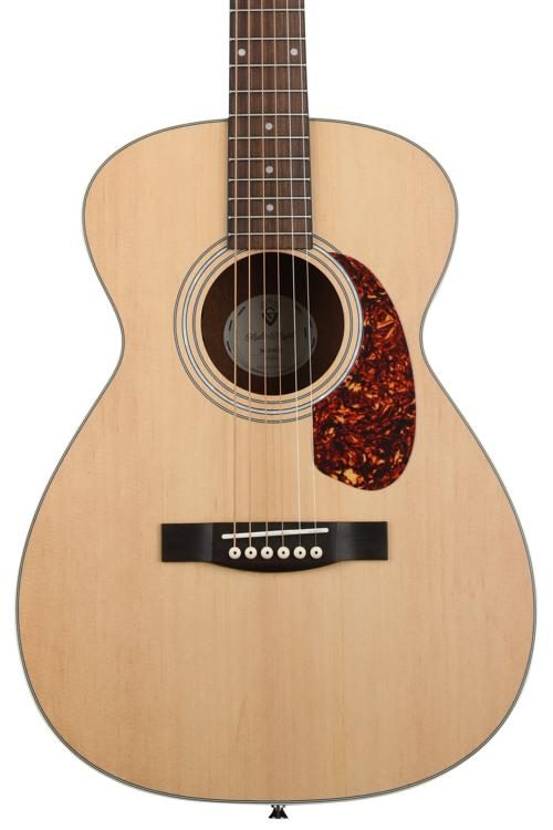 Guild M-240E, Concert Acoustic-Electric Guitar - Natural | Sweetwater