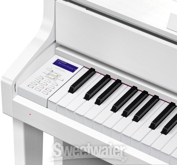 Nominaal Snoep Aanzetten Casio GP-310 Hybrid Grand Piano - White FInish | Sweetwater