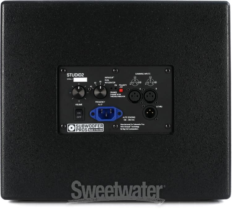subwoofer pros studio sub 18