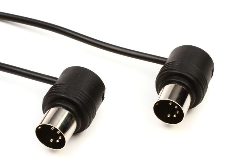 Cable Up CU/MD320 20 MIDI Right-Angle Male to MIDI Right-Angle Male MIDI Cable 