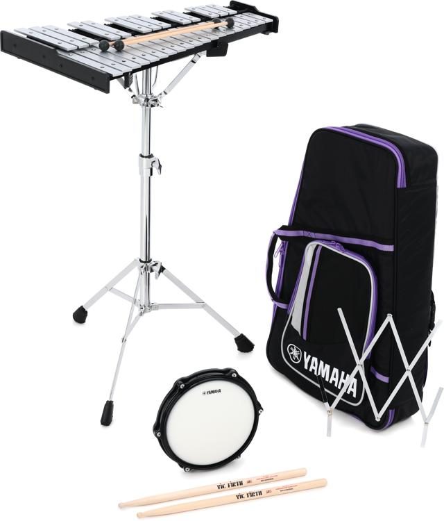 Yamaha 285 Series Mini Snare Kit with Backpack and Rolling Cart 