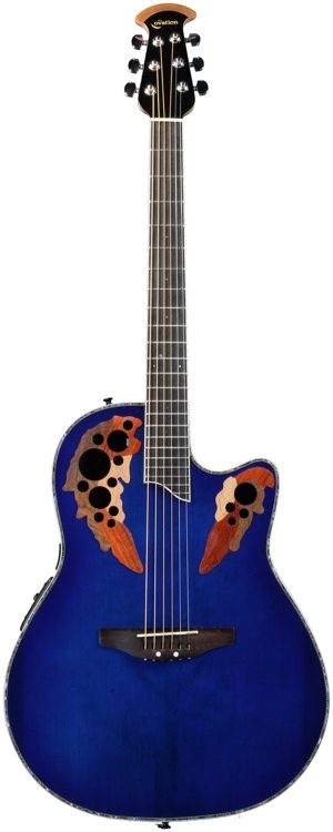 Ovation Celebrity CC48 - Blue Transparent